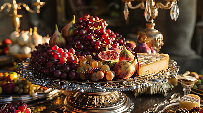 Фрукты - украшение знатного римского пира.