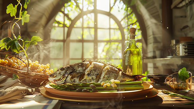 Лубина по-римски: секретное блюдо от шеф-повара Фламиния, с пылу с жару.