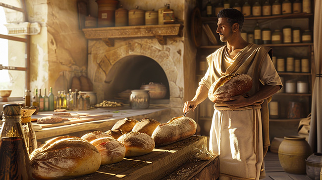 Хлеб из спельты - основа здорового питания древних римлян. Так его выпекали.