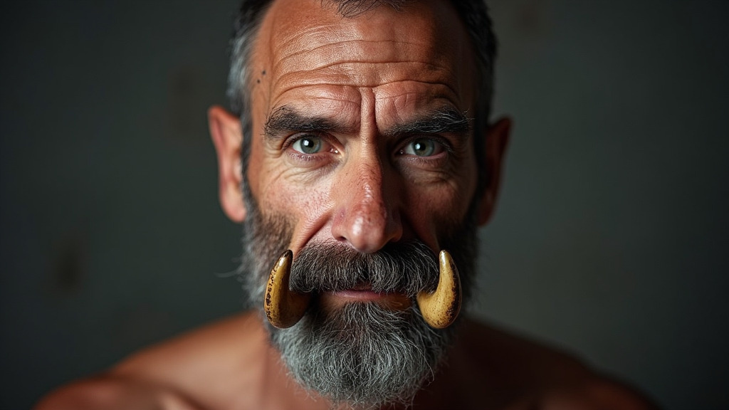 у князюшки щечки толще. Но с ИИ привередничать не приходится. Хорошо, хоть на клыки уговорила! 