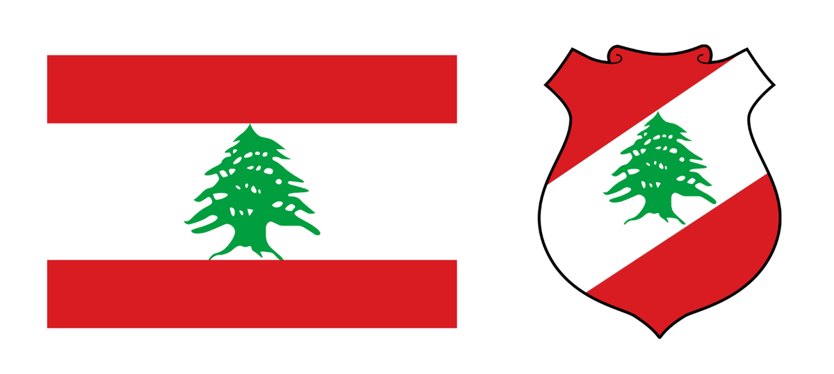 Флаг и герб Ливана