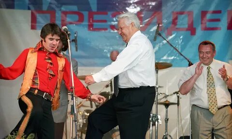 Евгений Осин и Борис Ельцин. Фото из открытых источников.