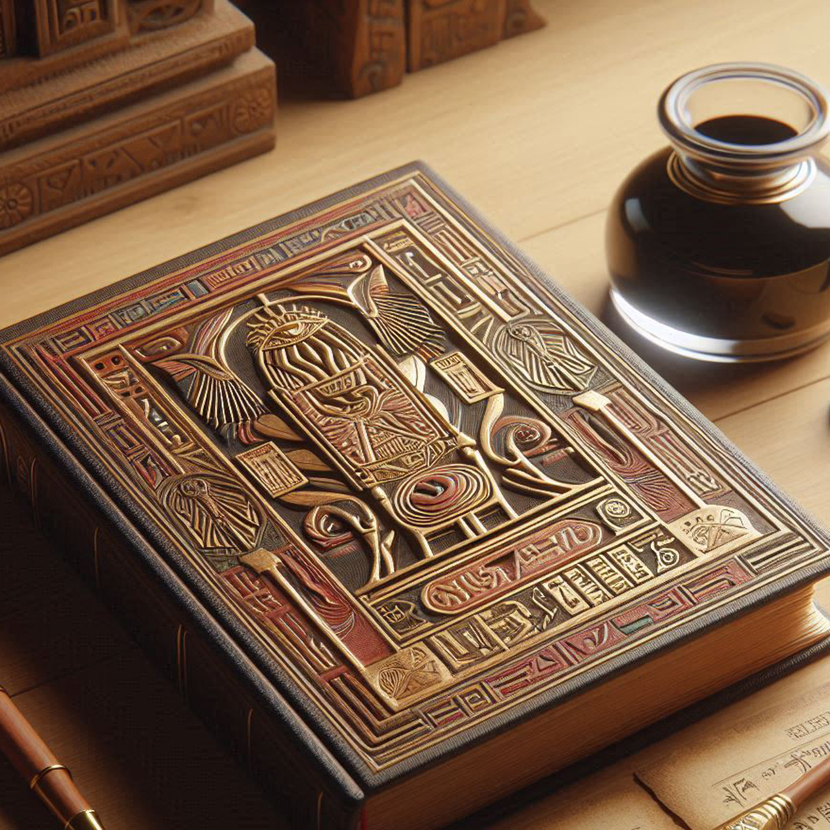 Книга на столе мистера Харриса