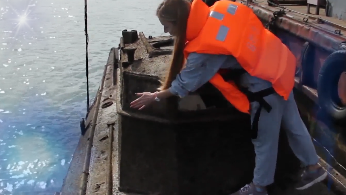 Ш-4 поднятый с мороского дна