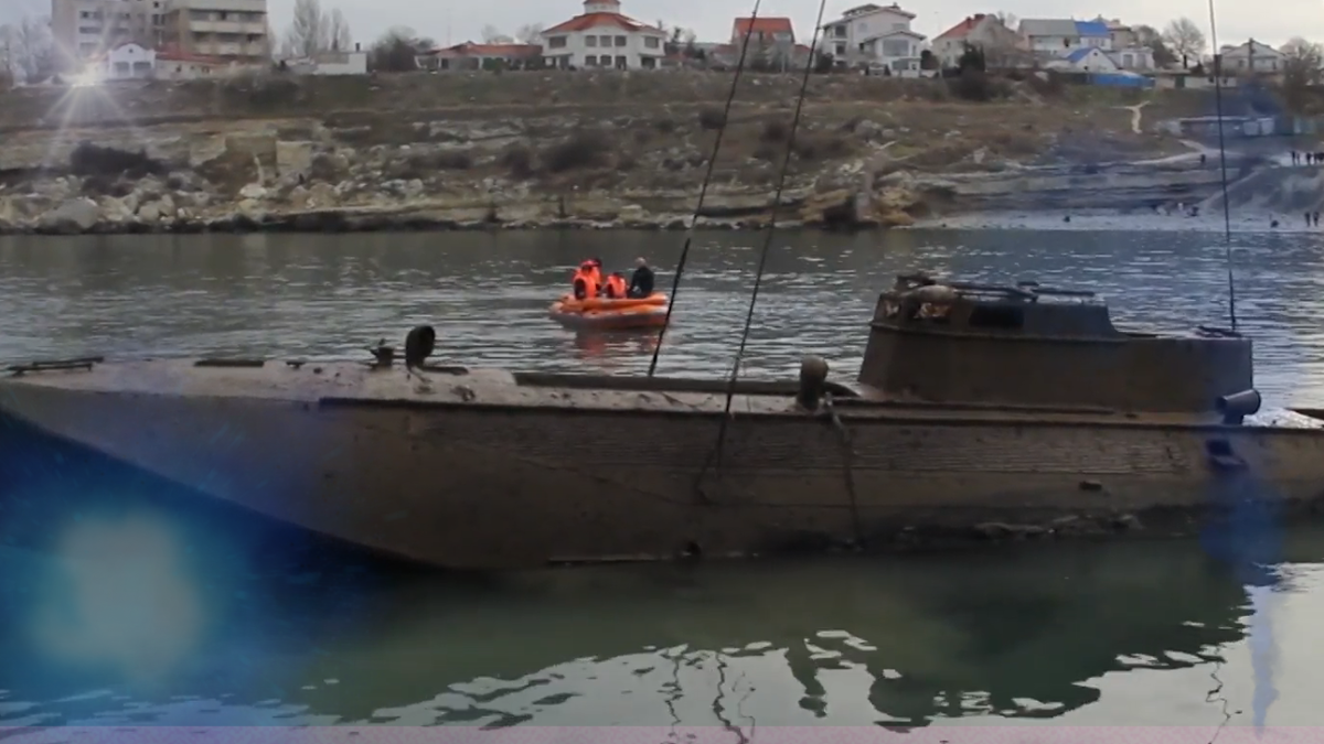 Ш-4 поднятый с мороского дна