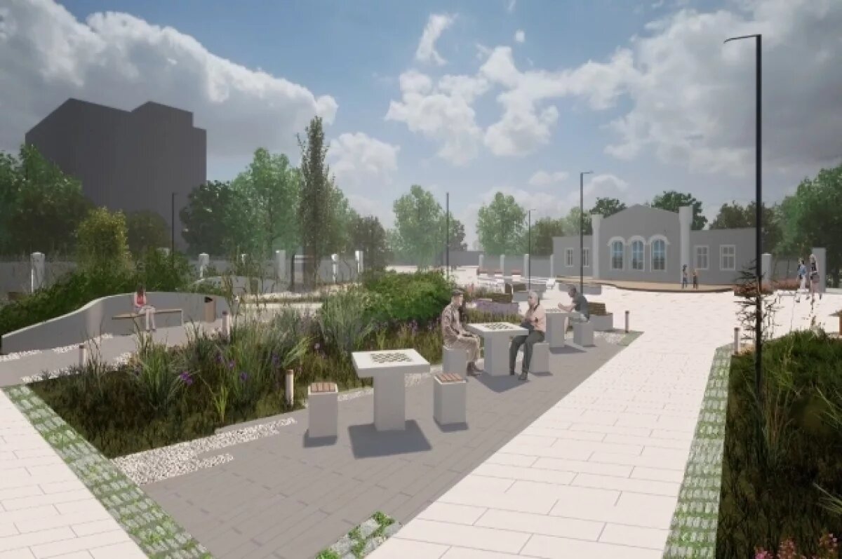    В сквере «Гармония» в центре Тамбова установят музыкальные инструменты