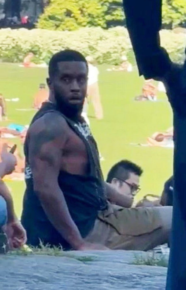 P. Diddy в парке до ареста