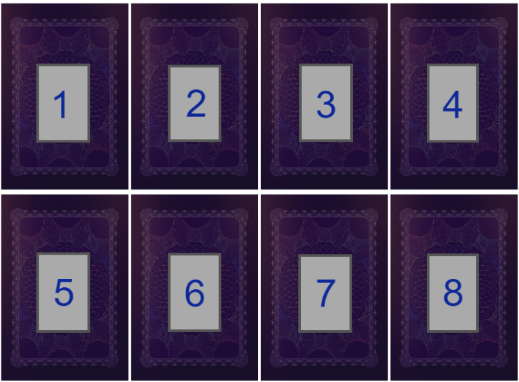 Может приглянется расположение карты, а может число