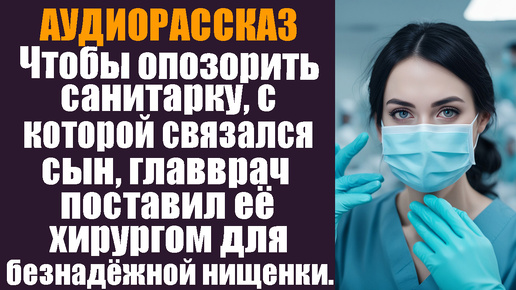 Чтобы опозорить санитарку, с которой связался сын, главврач поставил её хирургом для безнадёжной нищенки.