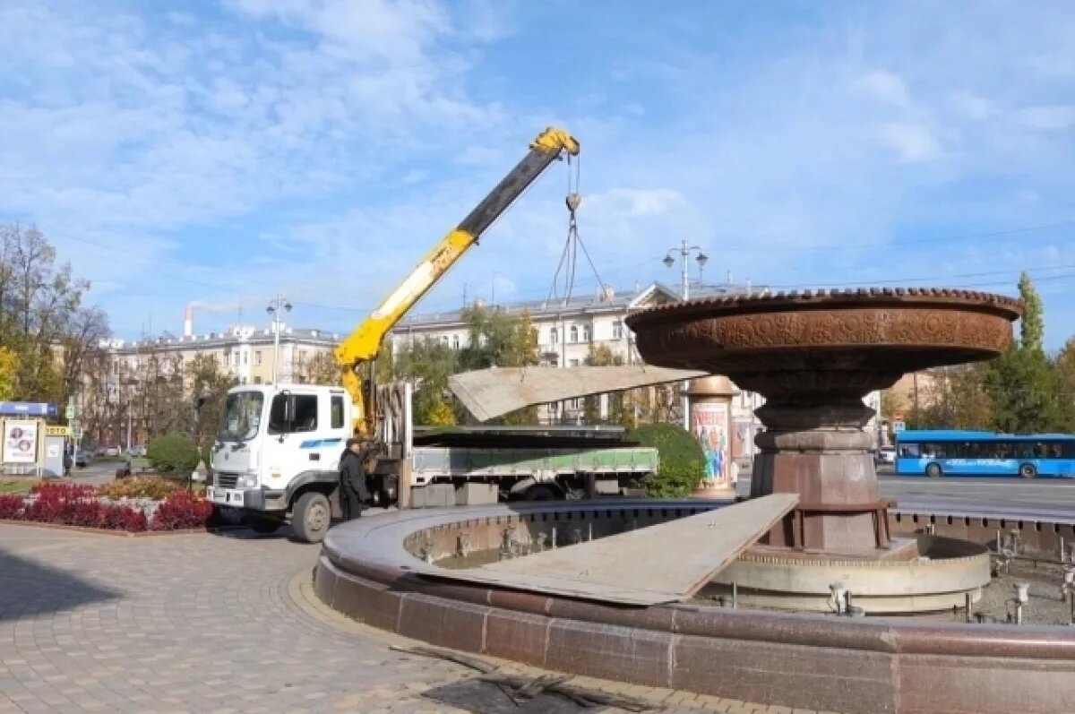    В Кемерове начали консервацию 14 городских фонтанов