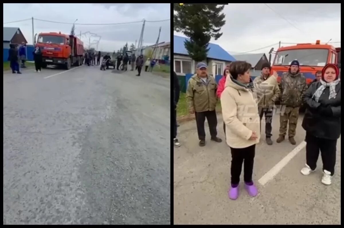    Прокуратура разбирается в истории с большегрузами в селе под Новосибирском