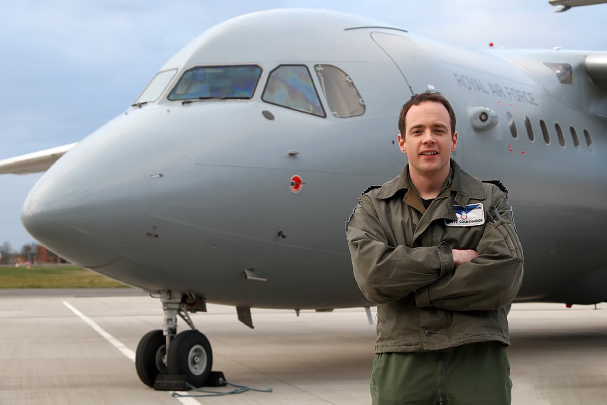 Лётчик в куртке RAF MK3