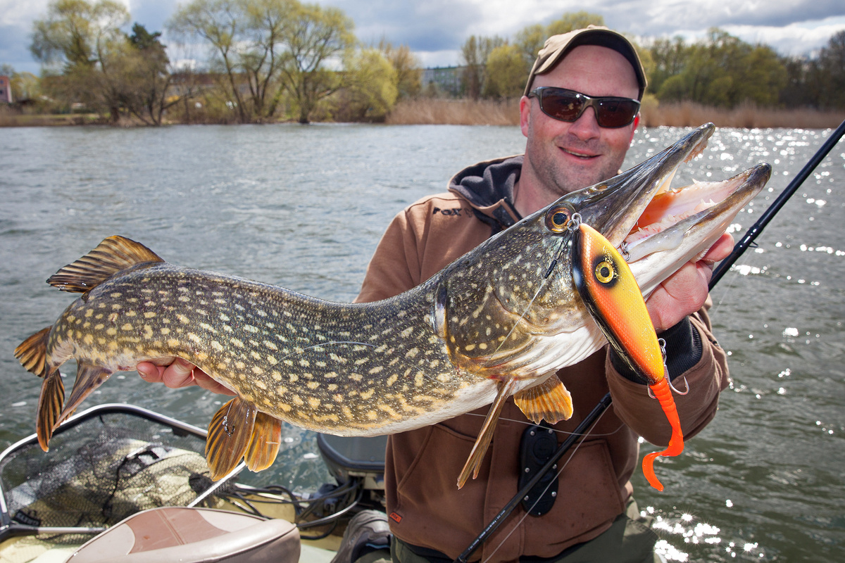 Зубы щуки могут повредить флюорокарбон! Поэтому: Проверяйте направляющую после каждой поклевки и при необходимости замените ее или отрежьте соответствующую часть.