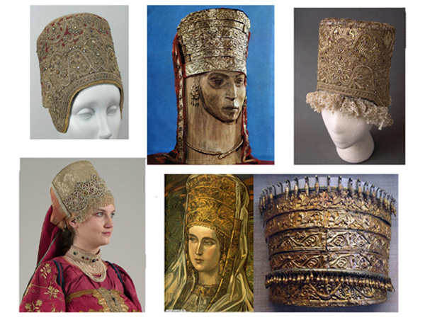 Русские кокошники и скифско-сарматские калафы