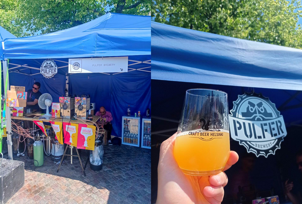 Пиво Indigo Cyclone на фестивале Craft Beer Helsinki. Фото автора