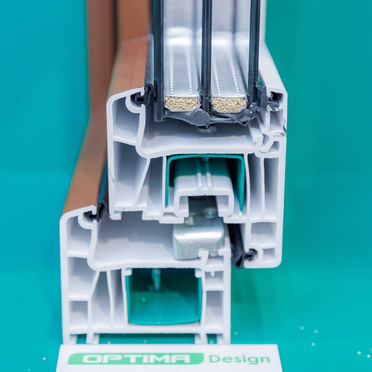 ПВХ профиль ORTEX Optima Design с коэкструдированным акриловым покрытием