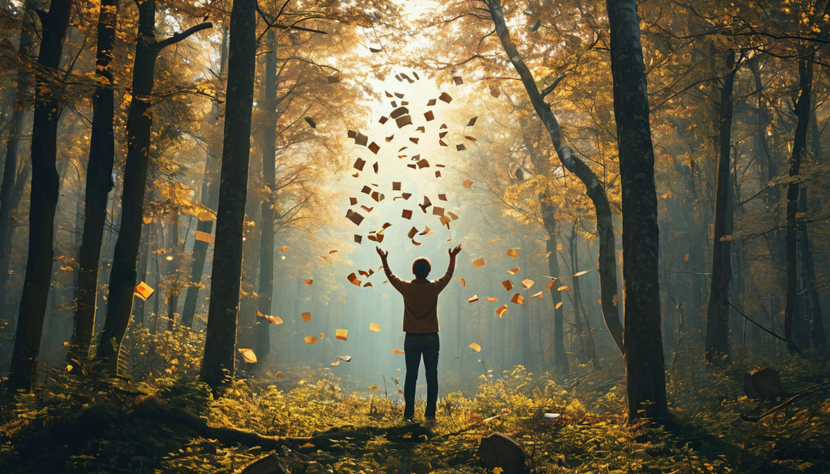 Красивый пейзаж может вдохновлять