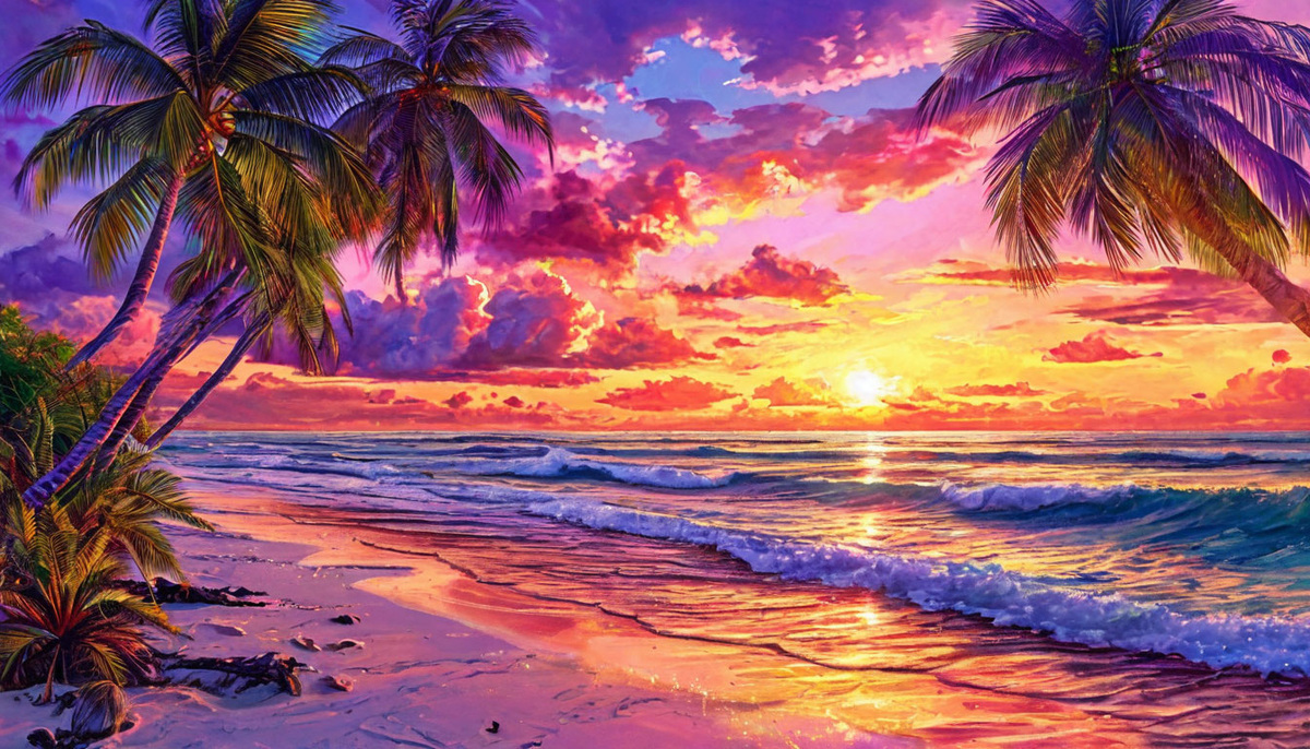 Увиденный в путешествии закат может вдохновить художника на создание картины