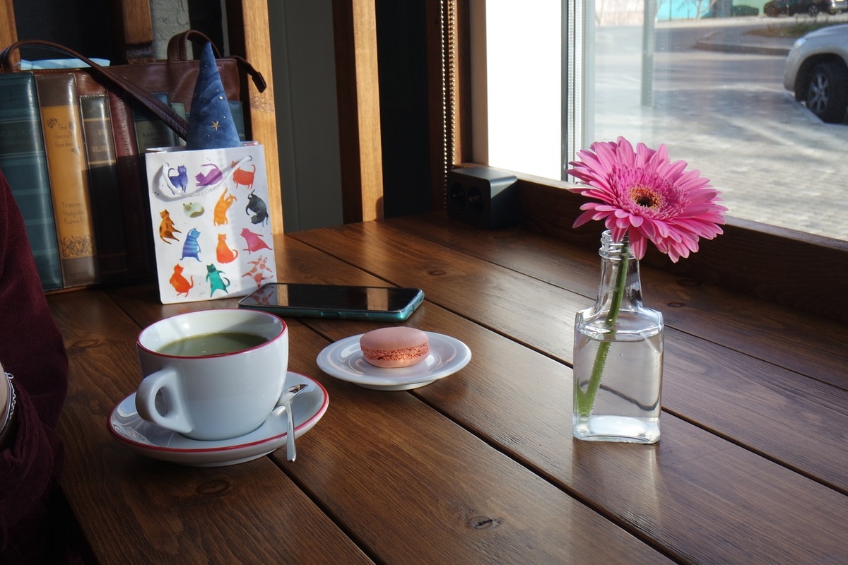 в кофейне КокоРо