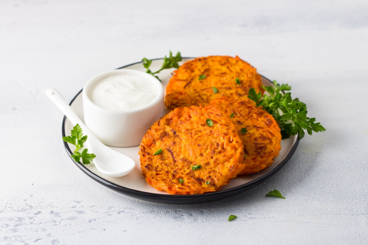 Морковные драники