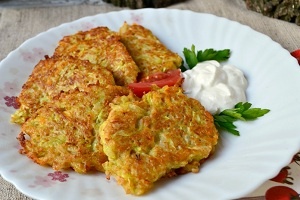 Рецепт Кабачковые оладьи 