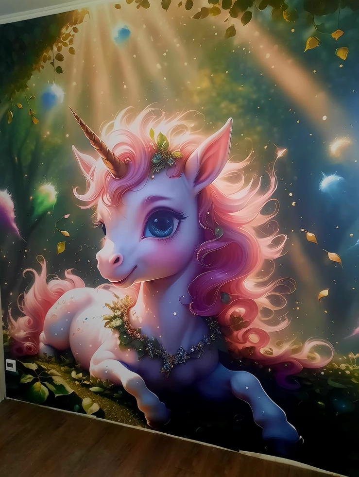 Отличные фотообои, яркие, красивые, ребёнок в восторге, да и мы любуемся🤩