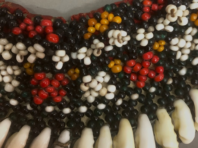  Шейное украшение. Фрагмент. Мордва. Среднее Поволжье. Вторая половина XIX в. Экспедиционные материалы М.Е. Евсевьева. Из собрания Этнографического музея Казанского университета.