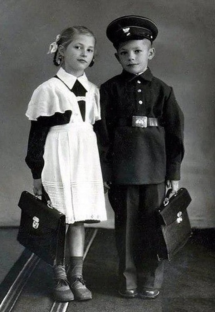 Советские школьники в 1948 году