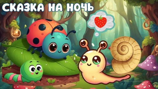 СКАЗКА НА НОЧЬ: Почему улитка носит свой дом?