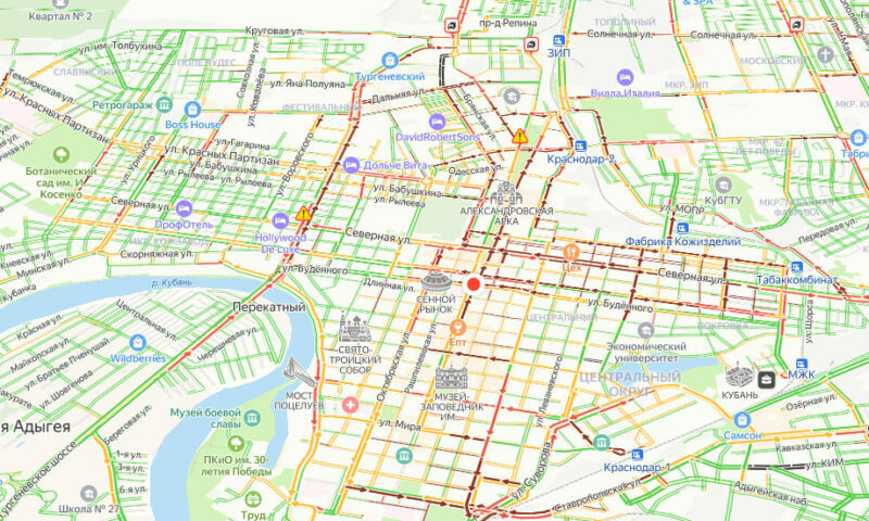    Скриншот сервиса "Яндекс Карты"