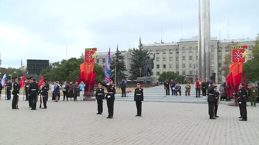 Церемония открытия Всероссийского Слета Постов №1 в городе-герое Тула. 22 сентября 2024 года