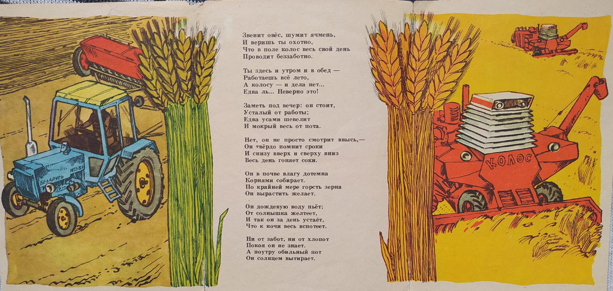 Страничка из книги А. Кулешова "Колос"