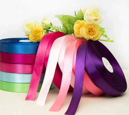 Букет из атласных лент своими руками.