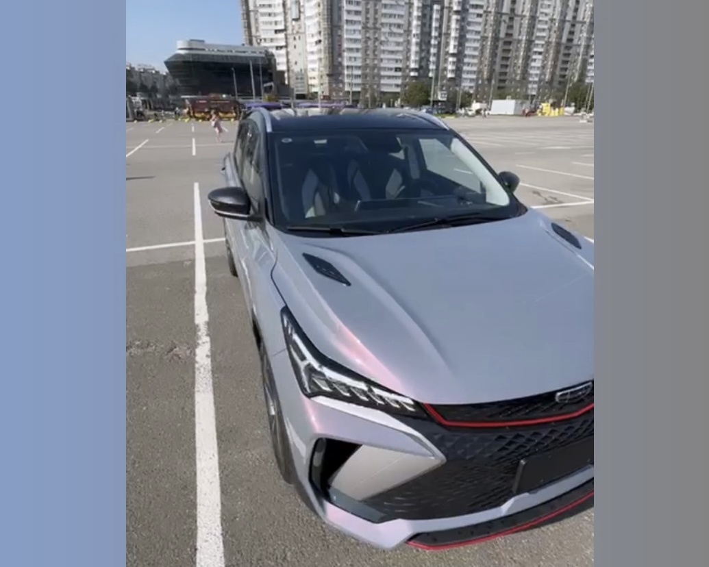 Geely Coolray, модельный ряд 2023, Flagship - максимальная комплектация для внутреннего рынка Китая, полиуретановая бронеплёнка 200 мкм