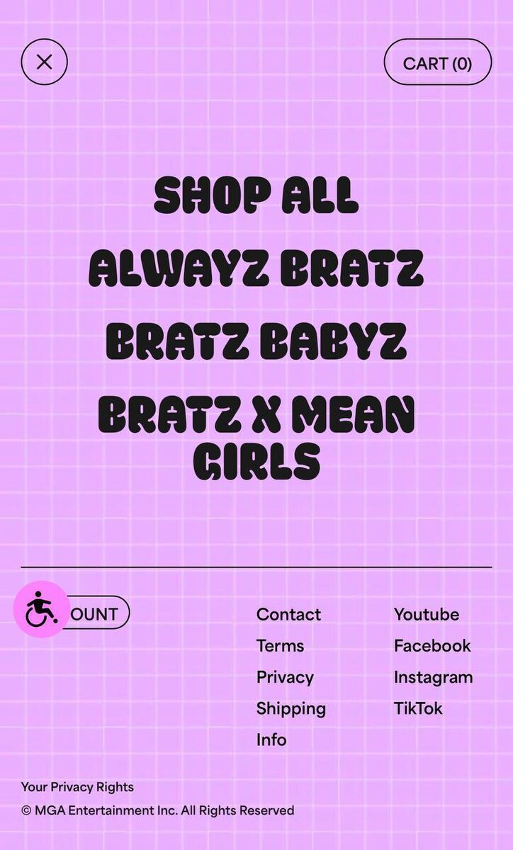 Официальный сайт «Bratz»