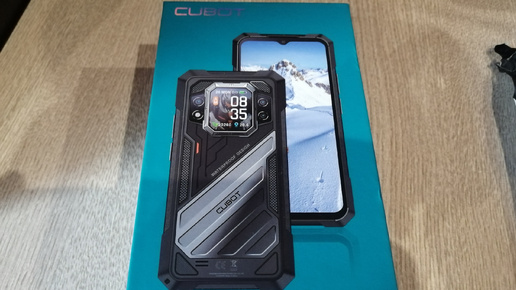 Распаковка и обзор смартфона CUBOT KING KONG X RAM 16GB ROM 512 GB и батарея 10200 мАч с AliExpress на распродаже.