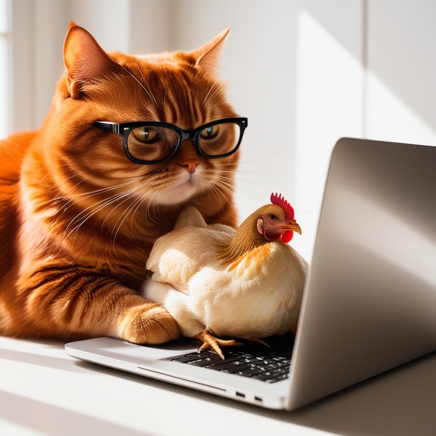 Котик пытается найти ответы на беспокоящие его вопросы, будь как котик🐈