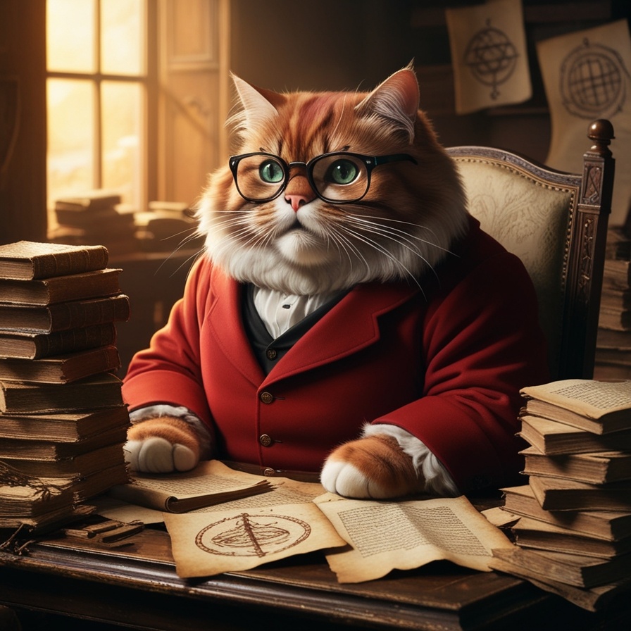 А вот так нейросеть видит кота-философа. Больше на чиновника похож, как по мне :)