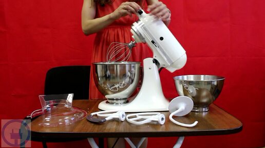 Планетарный Миксер KitchenAid Artisan 5KSM175PSELT латте - ОБЗОР