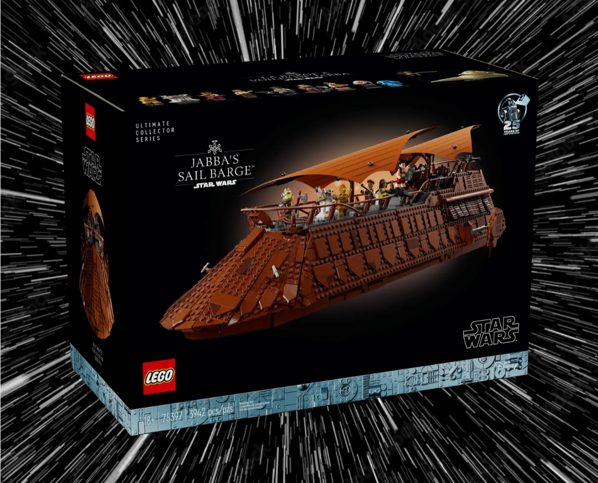 LEGO Star Wars 75397 UCS Jabba's Sail Barge коробка спереди