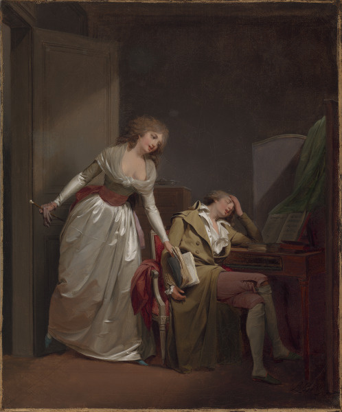 "Необремененный музыкант". 1789-1793 Virginia Museum of Fine Arts