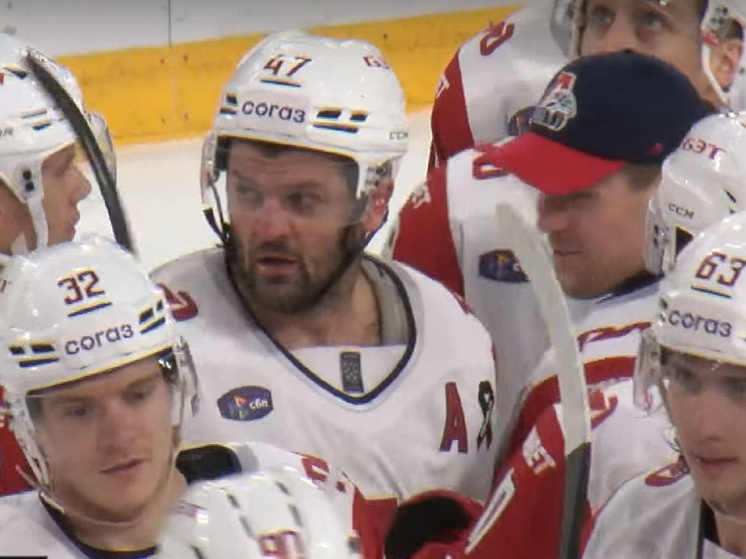     ФОТО: скрин с видео матча КХЛ