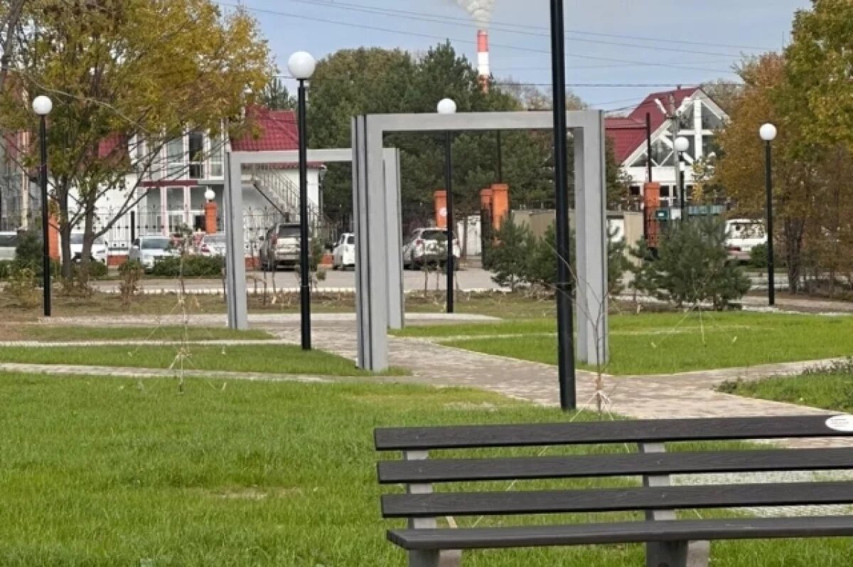    В Хабаровске завершается реконструкция сквера у Храма Матроны Московской