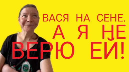 ВАСЯ НА СЕНЕ. А Я НЕ ВЕРЮ ЕЙ!