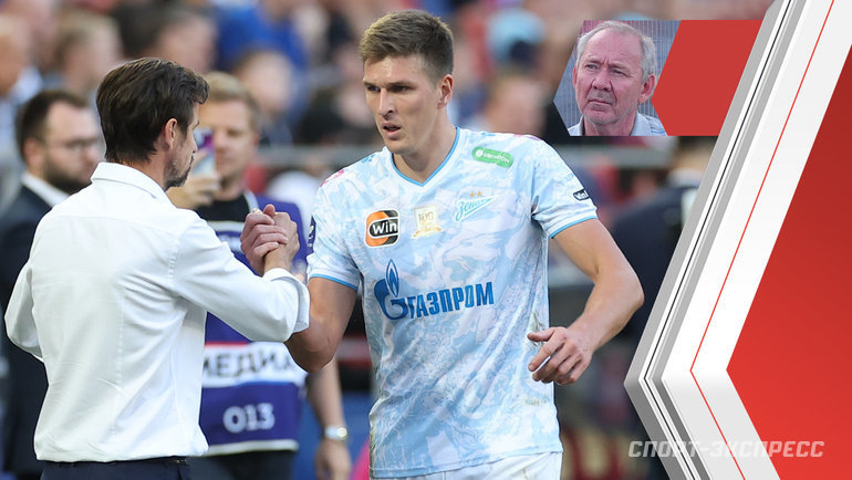    Сергей Семак (слева) и Александр Соболев.Александр Федоров