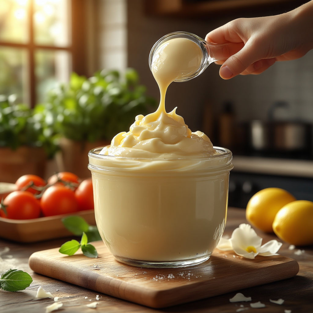 Майонез домашний за 5 минут и дешевле покупного.