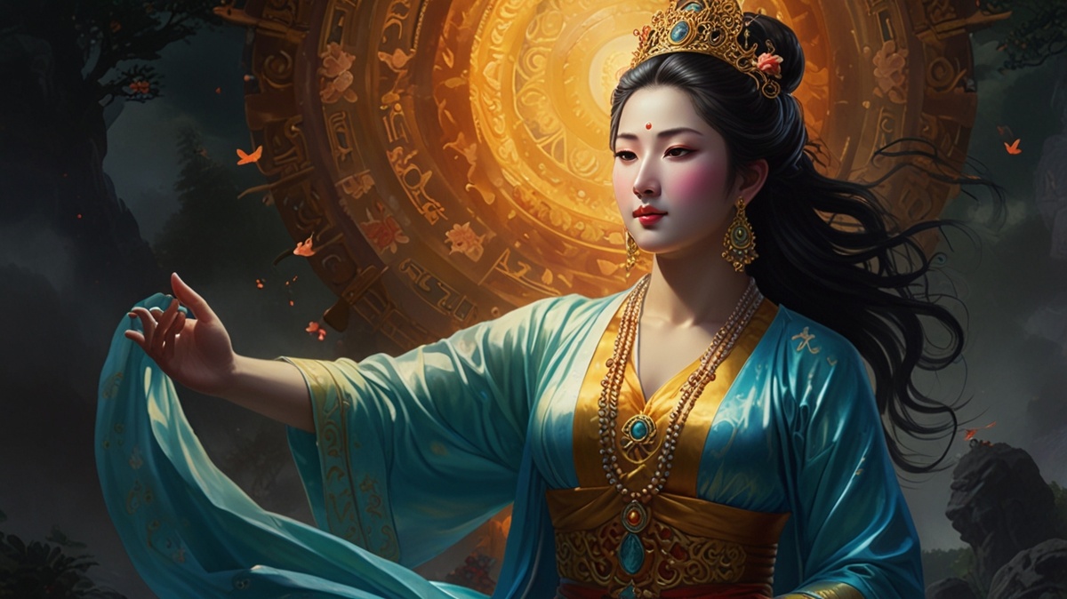 Bodhisattva Kuan Yin - авторское изображение 