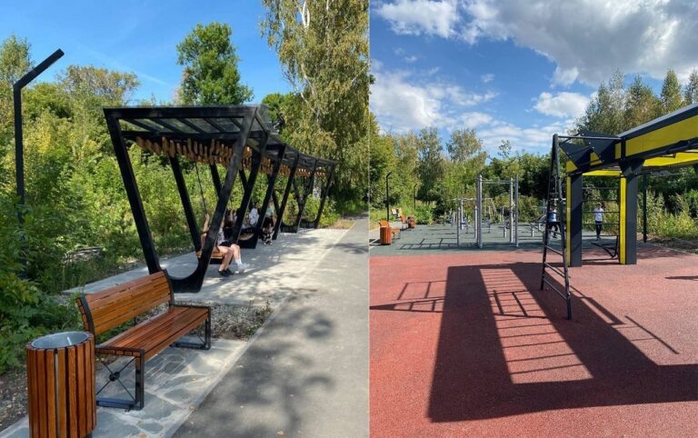    В Медногорске завершили четвёртый этап благоустройства городского парка «О»