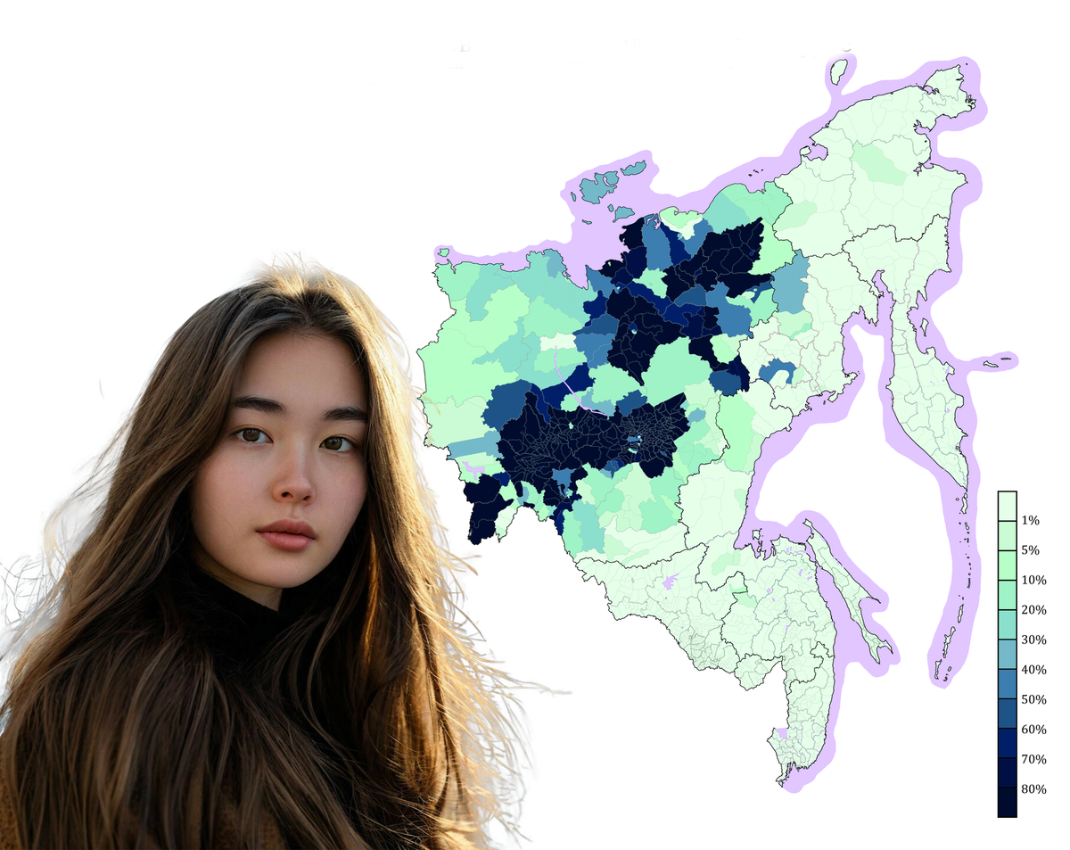 Расселение якутов в Дальневосточном федеральном округе