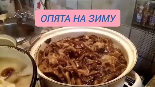 Маринованные опята.